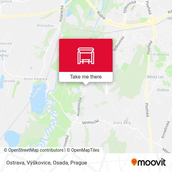 Карта Ostrava, Výškovice, Osada