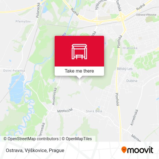 Карта Ostrava, Výškovice