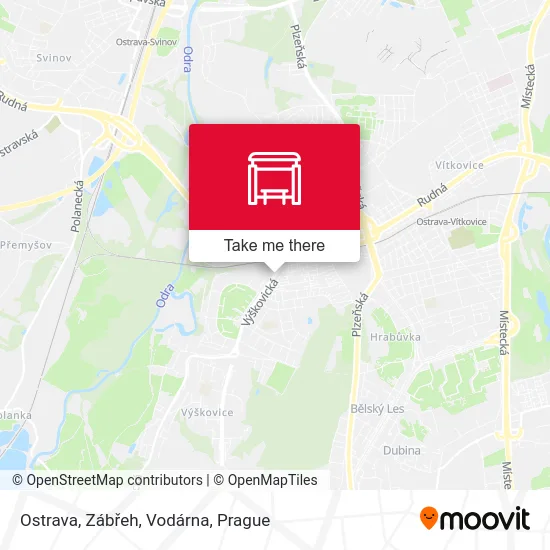 Карта Ostrava, Zábřeh, Vodárna