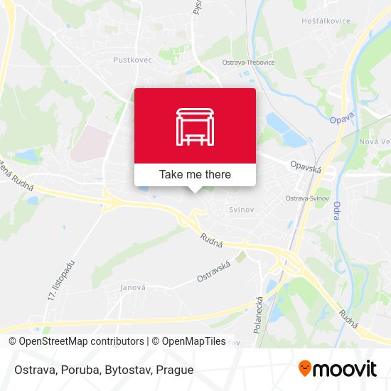 Ostrava, Poruba, Bytostav map