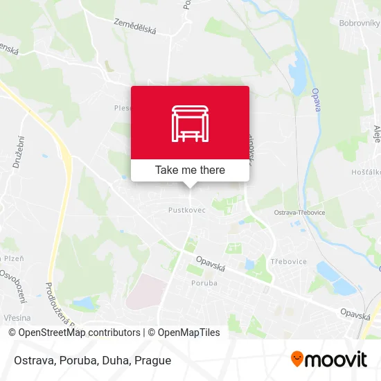 Карта Ostrava, Poruba, Duha