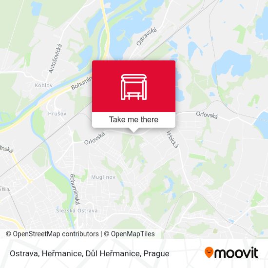 Ostrava, Heřmanice, Důl Heřmanice map