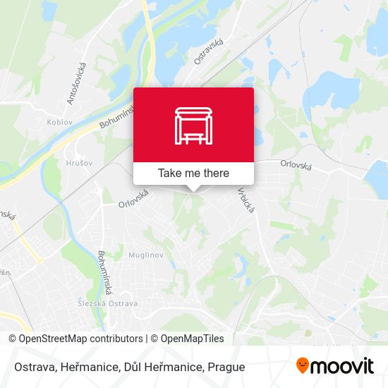 Ostrava, Heřmanice, Důl Heřmanice map