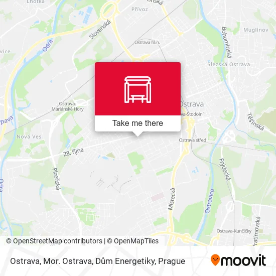 Карта Ostrava, Mor. Ostrava, Dům Energetiky