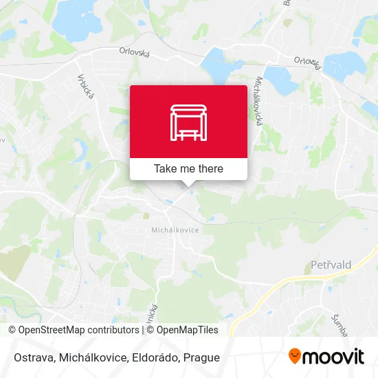 Карта Ostrava, Michálkovice, Eldorádo