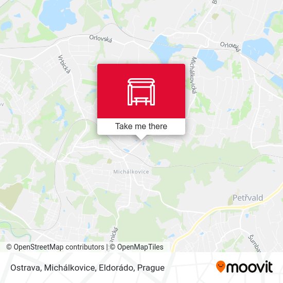 Карта Ostrava, Michálkovice, Eldorádo