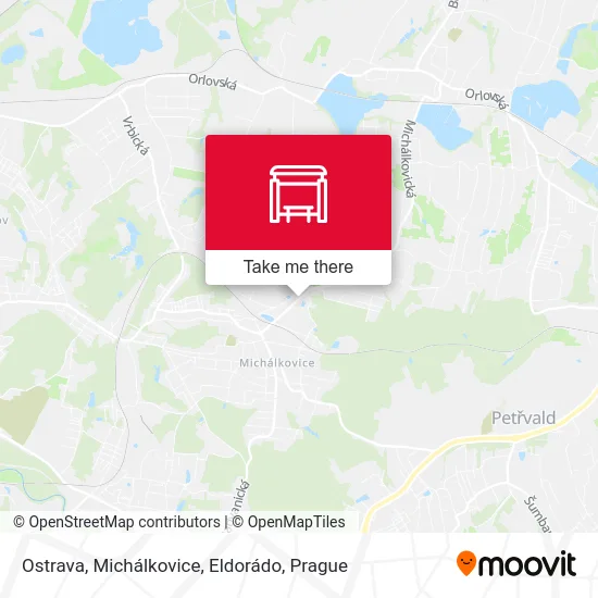 Карта Ostrava, Michálkovice, Eldorádo