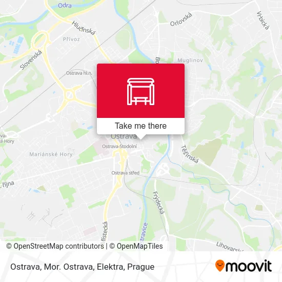 Карта Ostrava, Mor. Ostrava, Elektra