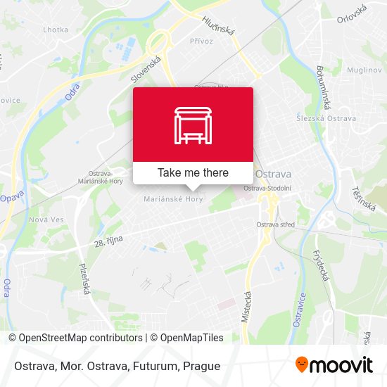 Ostrava, Mor. Ostrava, Futurum map
