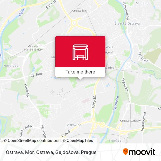 Ostrava, Mor. Ostrava, Gajdošova map