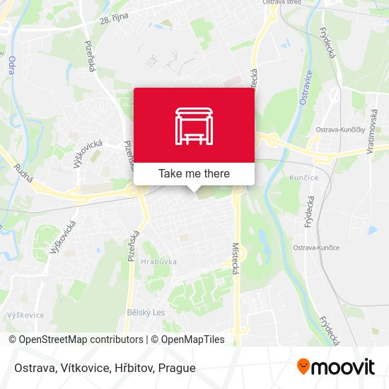 Ostrava, Vítkovice, Hřbitov map