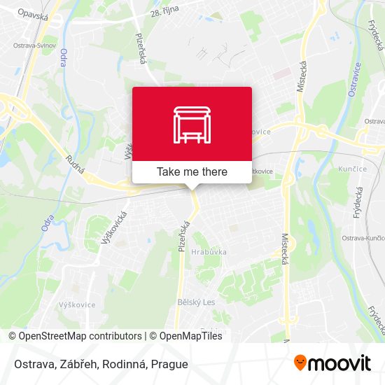 Ostrava, Zábřeh, Rodinná map
