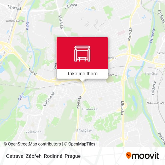 Ostrava, Zábřeh, Rodinná map