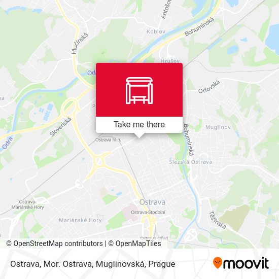 Ostrava, Mor. Ostrava, Muglinovská map