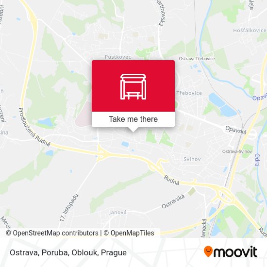 Карта Ostrava, Poruba, Oblouk