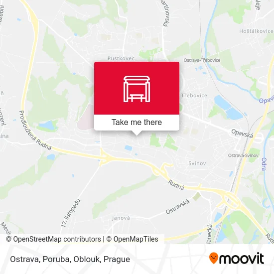 Карта Ostrava, Poruba, Oblouk