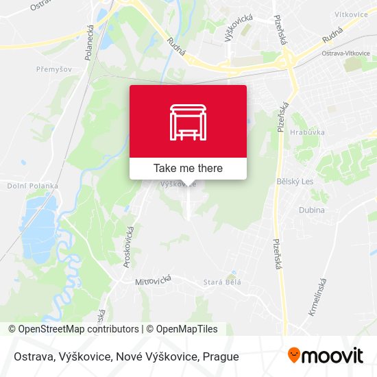 Ostrava, Výškovice, Nové Výškovice map