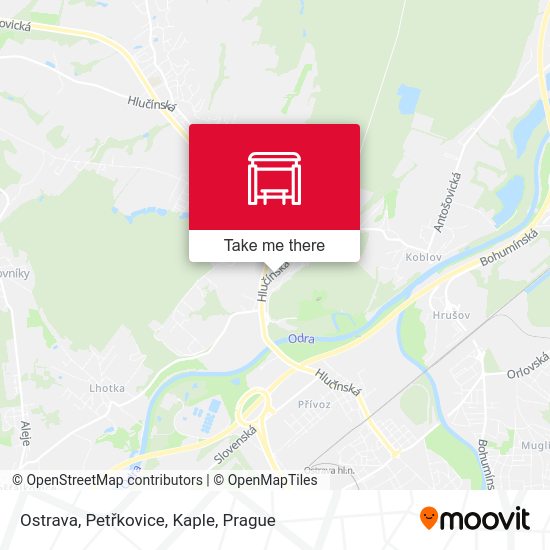 Ostrava, Petřkovice, Kaple map