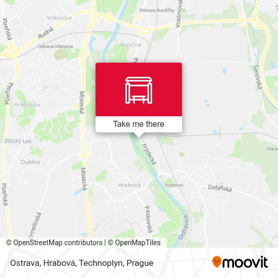 Ostrava, Hrabová, Technoplyn map