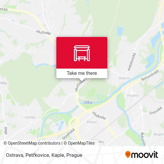 Ostrava, Petřkovice, Kaple map