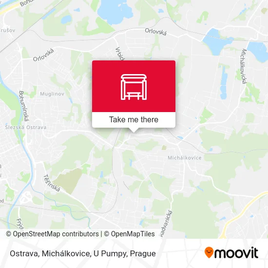 Карта Ostrava, Michálkovice, U Pumpy