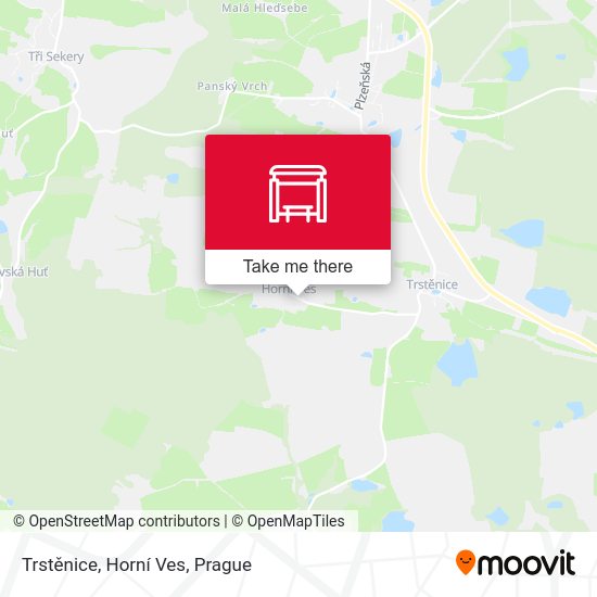 Trstěnice, Horní Ves map