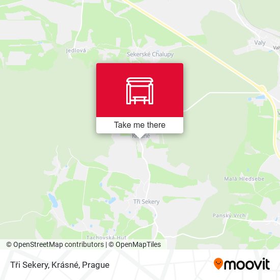 Tři Sekery, Krásné map