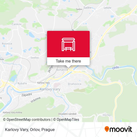 Карта Karlovy Vary, Orlov