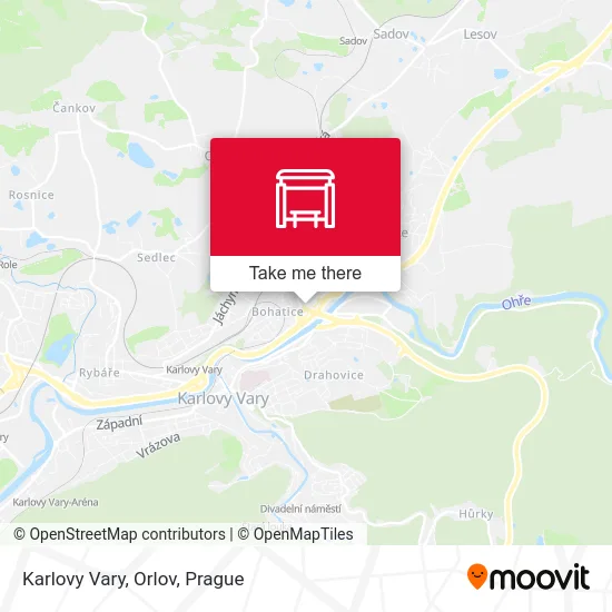 Карта Karlovy Vary, Orlov