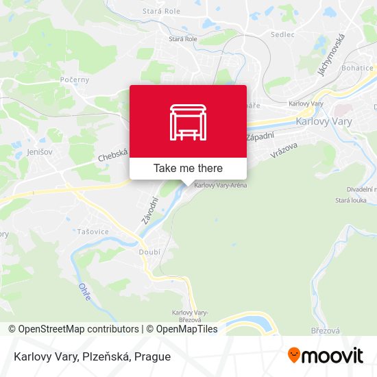 Karlovy Vary, Plzeňská map