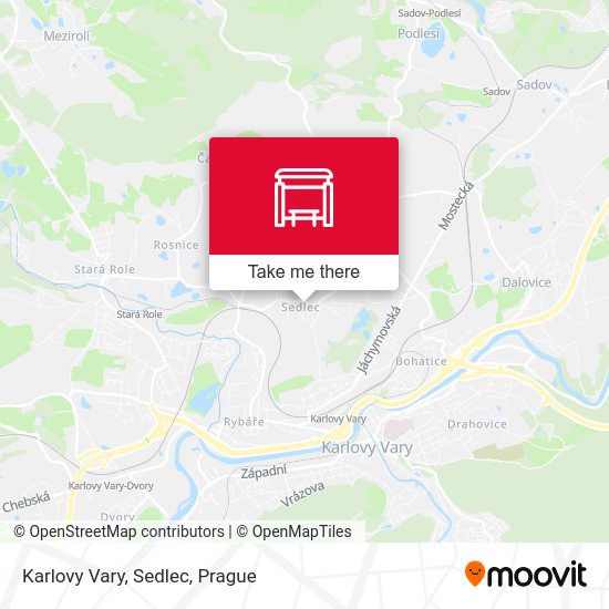 Карта Karlovy Vary, Sedlec