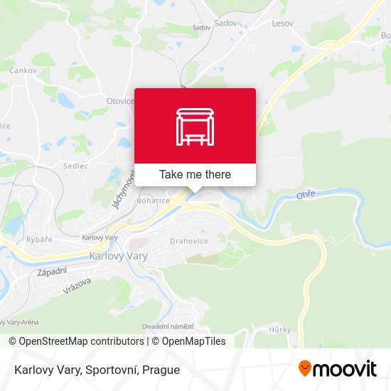 Karlovy Vary, Sportovní map