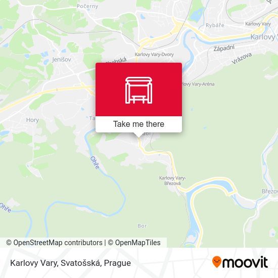 Karlovy Vary, Svatošská map