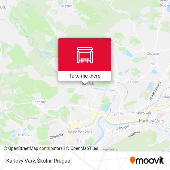 Karlovy Vary, Školní map