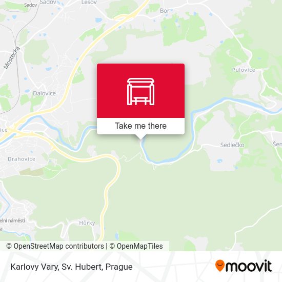 Karlovy Vary, Sv. Hubert map