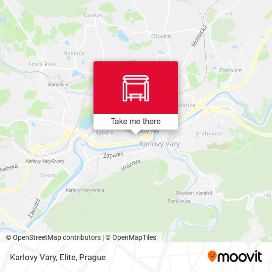 Карта Karlovy Vary, Elite