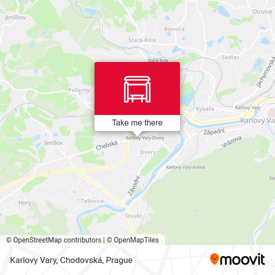 Karlovy Vary, Chodovská map