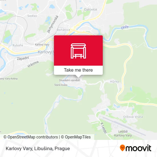 Карта Karlovy Vary, Libušina