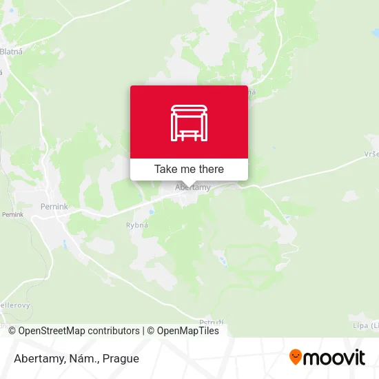 Карта Abertamy, Nám.