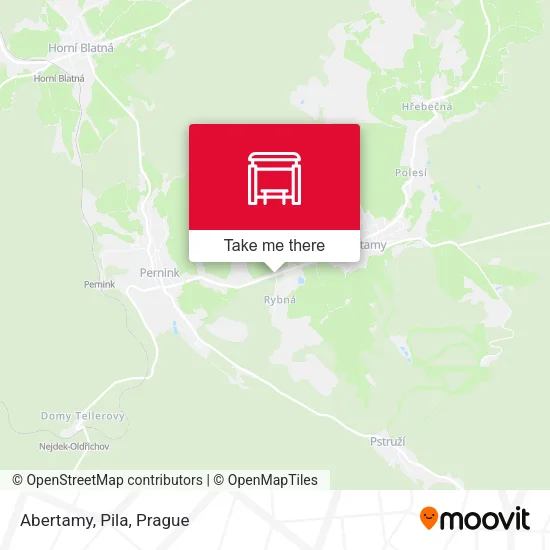 Карта Abertamy, Pila