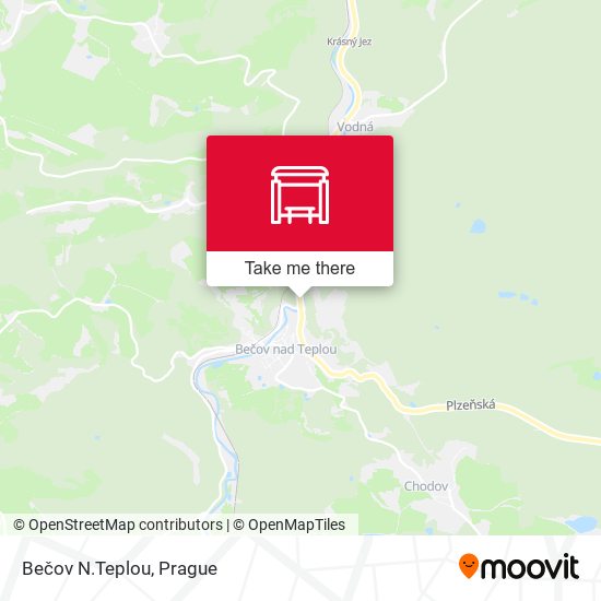 Карта Bečov N.Teplou