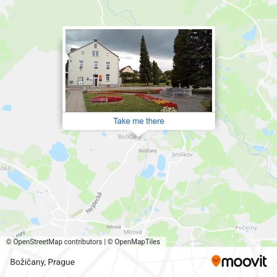 Карта Božičany