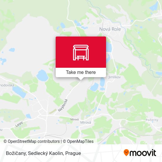 Božičany, Sedlecký Kaolin map