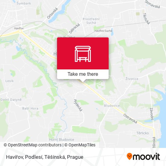 Havířov, Podlesí, Těšínská map