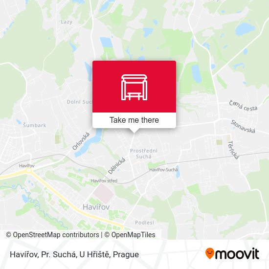 Havířov, Pr. Suchá, U Hřiště map