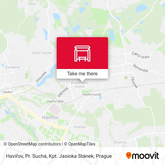 Havířov, Pr. Suchá, Kpt. Jasioka Stánek map