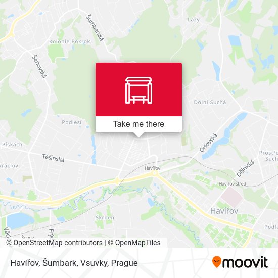 Havířov, Šumbark, Vsuvky map