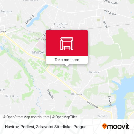 Havířov, Podlesí, Zdravotní Středisko map