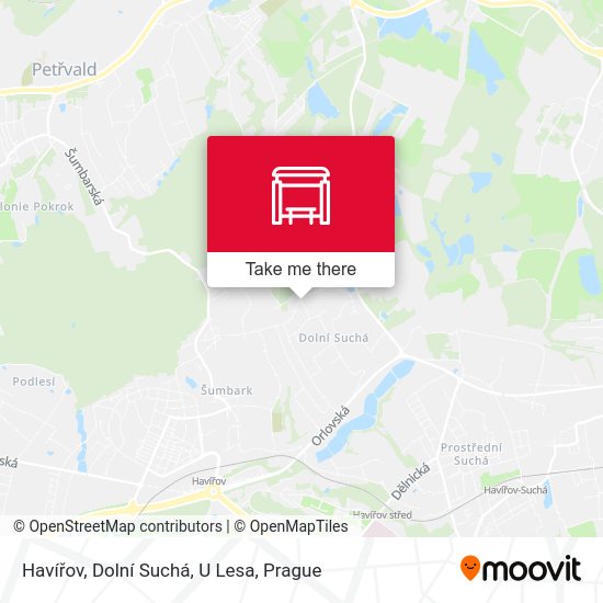 Havířov, Dolní Suchá, U Lesa map