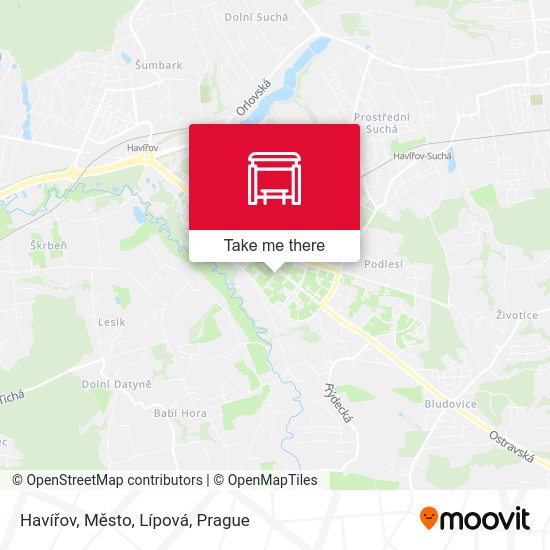 Havířov, Město, Lípová map